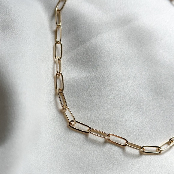 stella paperclip necklace | 14k gold filled - Picture 2 of 2